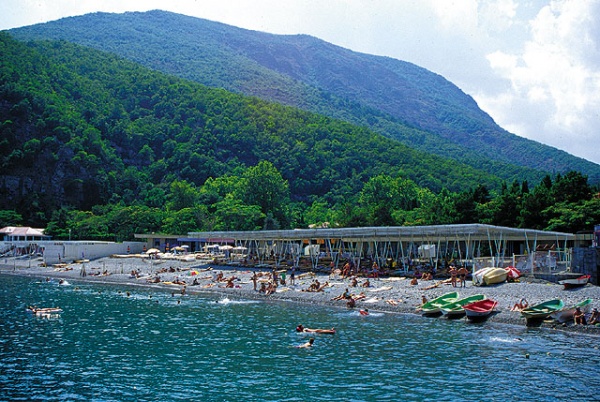 Пляж в Крыму.